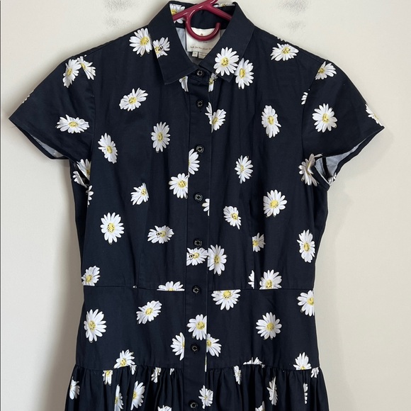 Kate Spade Shirt Dress Daisy Midi Dress Button Down Sz 4 - Picture 2 of 8